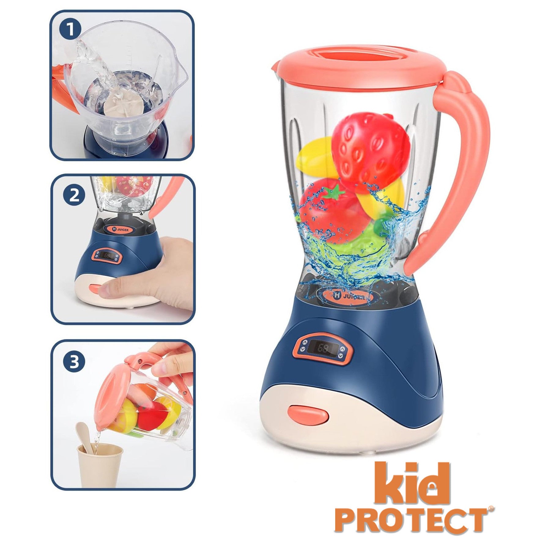 Set Accesorii Bucatarie Copii KidProtect Little Chef Deluxe Set Set Accesorii Bucatarie Copii KidProtect Little Chef Deluxe Set